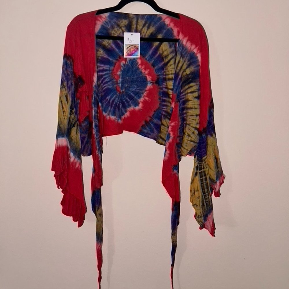 Hippy BoHo Tie-dye Tie Shirt